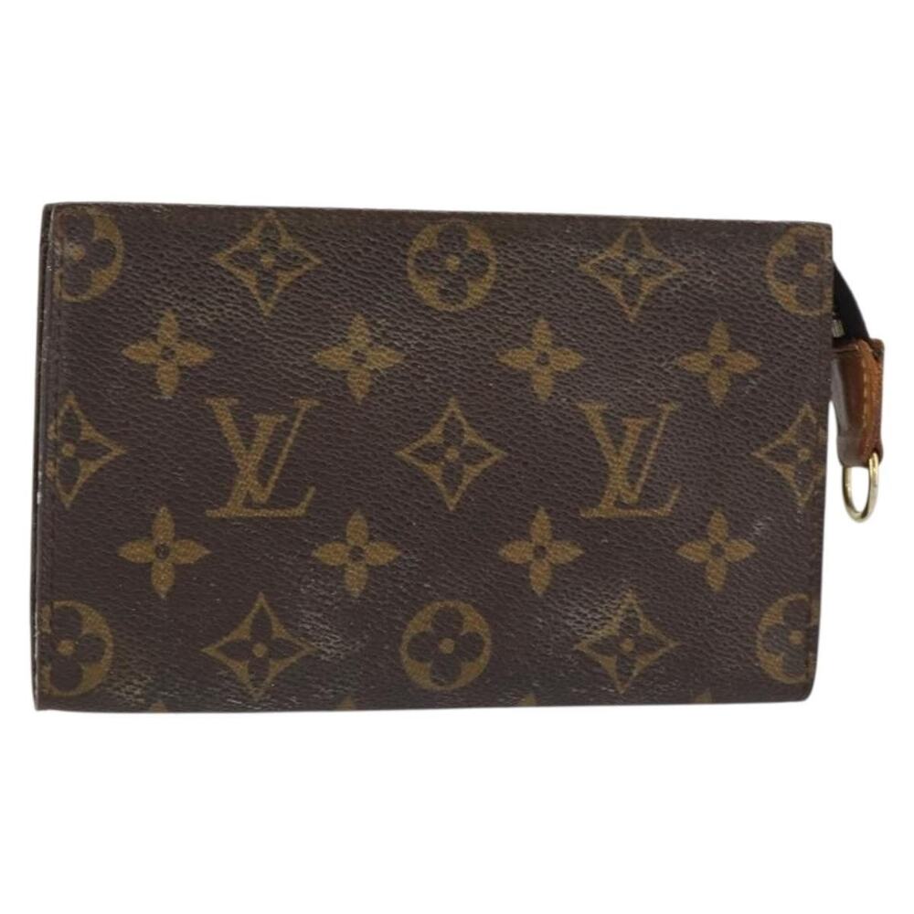 Louis Vuitton Monogram Bucket PM Accessory Pouch Brown